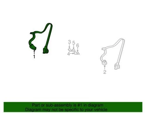 Genuine GM 2000-2005 Buick Park Avenue Ultra Right Seat Belt Kit Gray 88956959 - Image 2 of 2