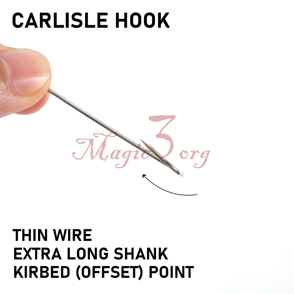 100pcs Aberdeen Hooks Fishing Long Shank Offset Circle Heavy Duty Bass #12-#3/0 - Image 4 of 4
