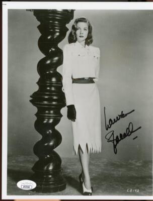 Lauren Bacall Actress Signed Autographed 8x10 Photo JSA Authentic | eBay