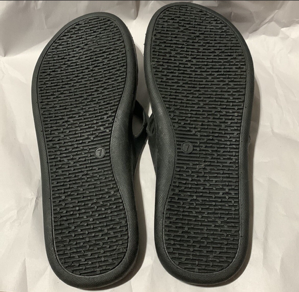 black flip flops size 7 eBay