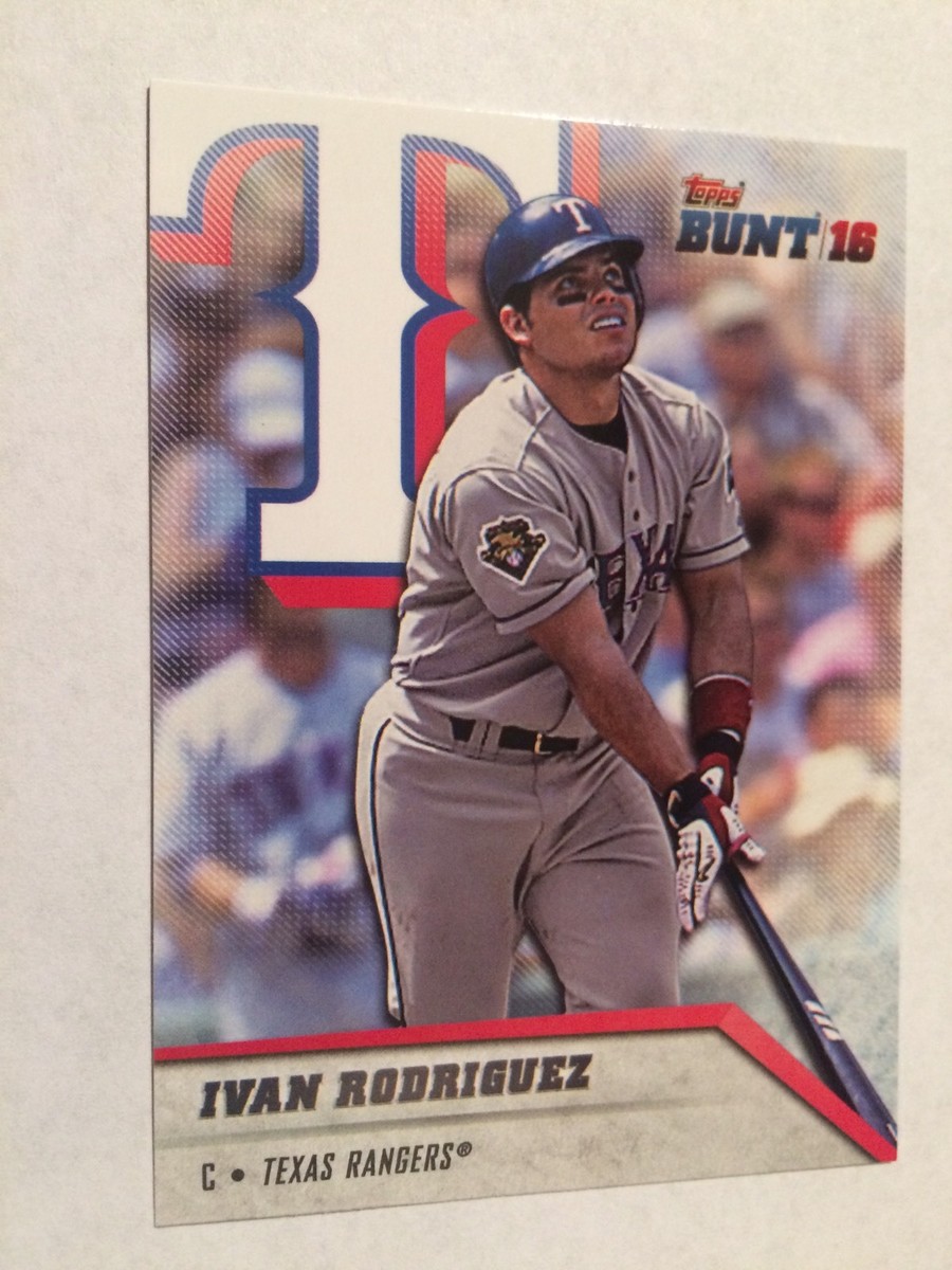 2016 Topps Bunt #188 - Ivan Rodriguez - Texas Rangers | eBay