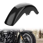Vivid Gloss Black Front Fender Mudguard Fit For Harley Softail Fatboy 2006-2017