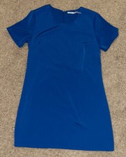 KIMCHI BLUE By Urban Outfitters A-line Royal Blue T-shirt Dress Size LARGE