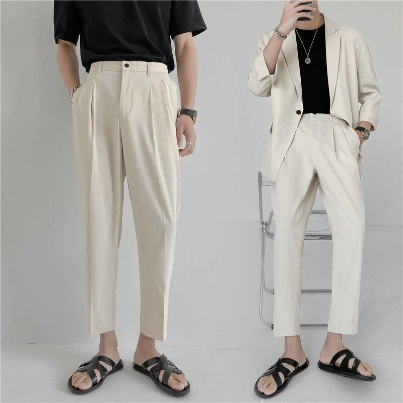 Brown Korean straight check pants, Loose Fit at Rs 380/piece in Along