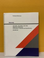 Tektronix 070-9874-02 TDS 500C, 600B  700C Oscilloscopes Performance/Reference