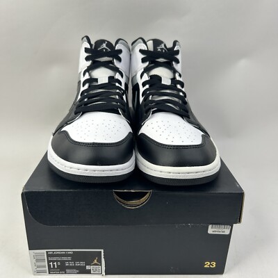 Nike Air Jordan 1 Mid Retro “White Shadow/Light Smoke Grey” 554724