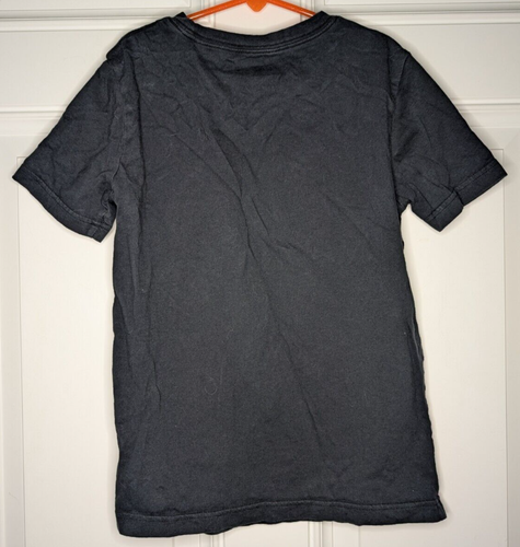 Jordan Shirt Boys Size Medium Black With Aqua & Orange Air Jordan 23 Game Time - Picture 2 of 4