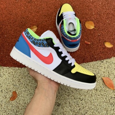 Nike Air Jordan Low Sz Women 4Y Fusion DH5927-006 Black