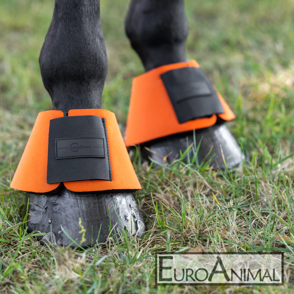 Hufglocken NeoLite Springglocken Sprungglocken Kautschuk mit Klettverschluß S-XL - Bild 2 von 2