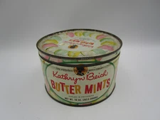 Kathryn Beich Butter Mints Vintage Tin, Empty