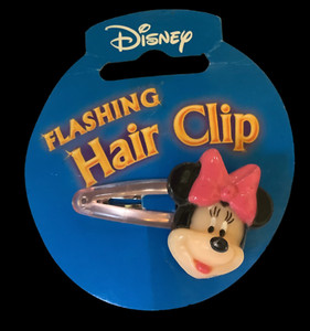 Disney’s MINNIE MOUSE girls hair clip set, 2 clips, NEW in package