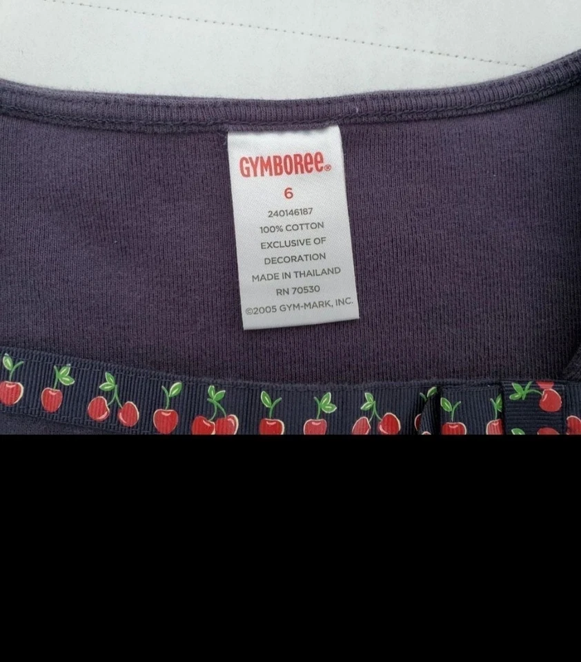 Gymboree Cherry Pie 2 shirts 1 legging. Size 6 PlaySet, See Description - Image 3 of 4