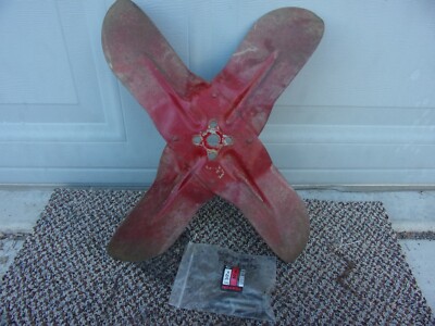 Jeep Willys Truck Tornado 230 Fan and bolts Kaiser M715 OEM wagoneer