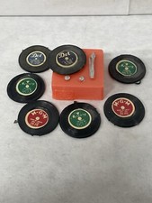 Vintage; Wilton 1960's Plastic Record Player & Albums Cake Decortions (Lot-7)