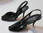 J. Renee black 3” heels, used but in wearable condition. 9-1/2 M. — photo 3