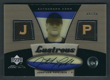 2007 Upper Deck Black Lustrous Jonathan Papelbon 6/10 Autograph Red Sox