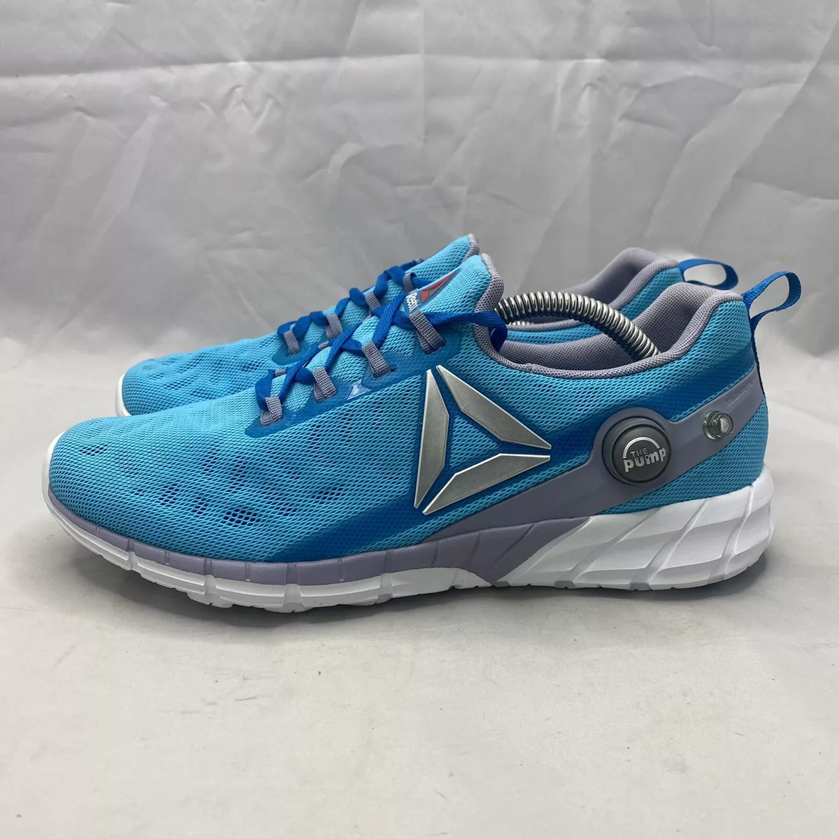 Reebok Pump Fusion 2.5 Running Shoes Sneakers Blue Womens Sz 8 | eBay