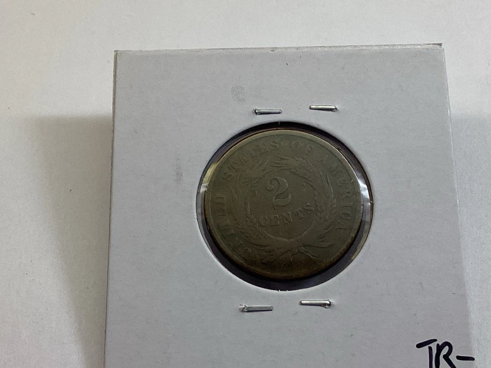 1865 Two Cent Piece in Very Fine Condition US Copper Coin 022724 56tr - Image 3 of 4