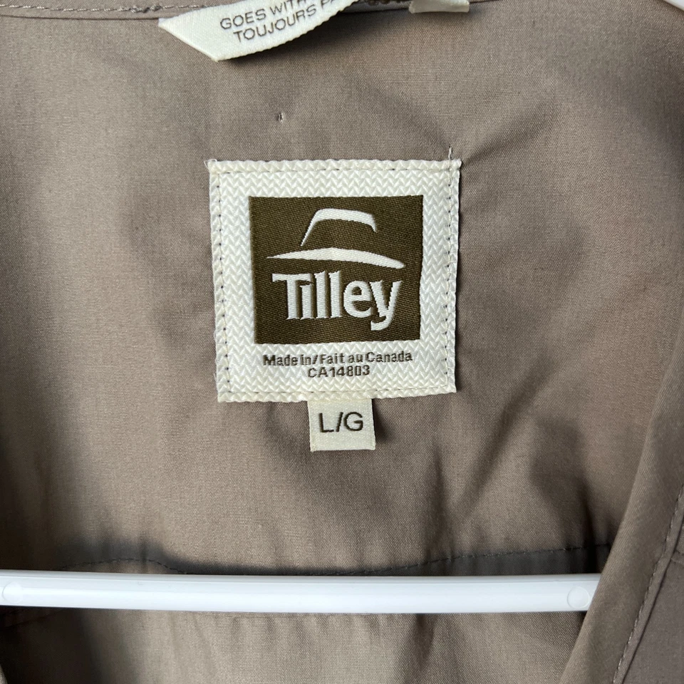 Tilley Vest Mens Large Beige Endurables Different Drummer Travel Safari Utility - Image 3 of 4