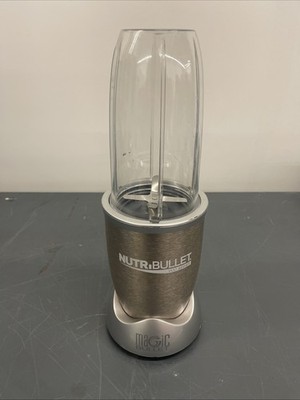 NutriBullet NB-201 Nutri-Bullet Blender Silver 900w With Accessories 