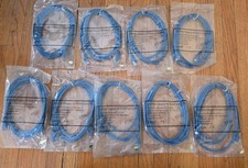 lot of 9 packs of 5' category 5E ethernet cat5 patch cord UTP blue