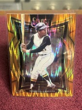 2025 Panini Select - Concourse Roberto Clemente #10 Orange Flash Prizm