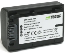 Wasabi Power Battery for Sony NP-FV30, NP-FV40, NP-FV50