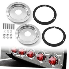 2PCS Watermelon Lights Bracket, Stainless Steel Watermelon Lights 2Pcs Round