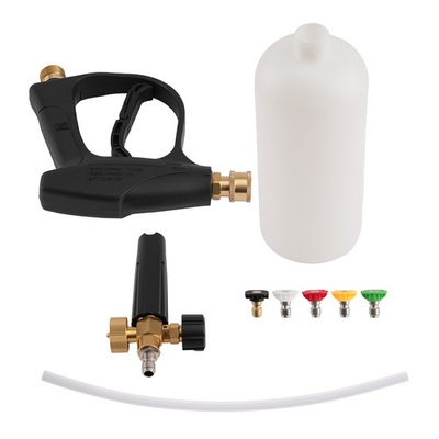 #ad Car Wash Snow Foam Gun Kit 1 4quot; Pressure Washer Soap Lance with 5 Nozzle Tips $29.22
