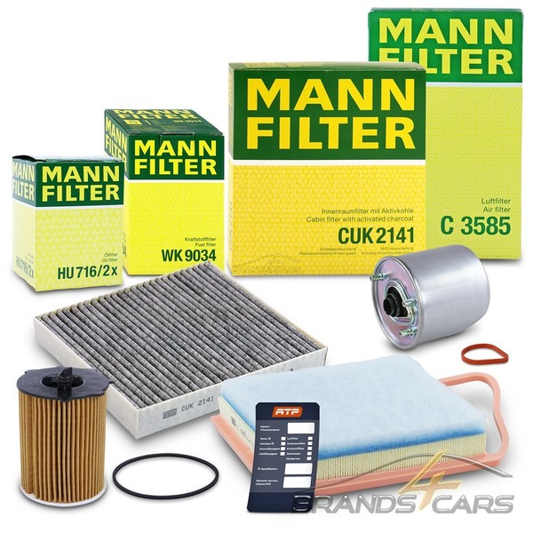 Mann-Filter Inspektionspaket Filtersatz B FÜR Mitsubishi ASX 1.6 DI-D-image