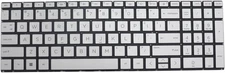 Genuine NEW HP Pavilion 15-EH 15Z-EH 15-EG 15T-EG Series Silver Backlit Keyboard