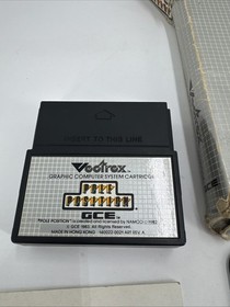 Vectrex Pole Position Complete CIB Video Game Cartridge Manual Overlay 1983 RARE