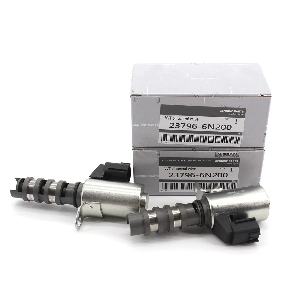 2X OEM 23796-6N200 for Nissan Titan Infiniti G37 VVT Variable Timing Solenoid - Imagem 3 de 4