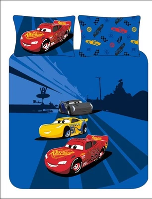 Juego de funda nórdica doble reversible para niños Disney Cars Lightning McQueen