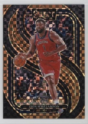 2024 Panini Select Premier Level Bronze Checker Prizm 42/49 Zion Williamson hs9
