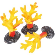 3 pezzi acquario corallo gioielli Sea Life corallo figura ornamento da tavolo