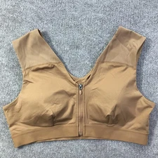 Tommie Copper Shoulder Support Sports Bra Womens 3XL Zip Front Activewear Gym