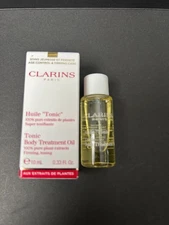 NIB CLARINS TONIC BODY TREATMENT OIL FIRMING TONING - 10 ML/.33OZ