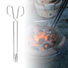 BBQ Charcoal Tongs Firewood Tongs Multifunctional Charcoal Serving Tools Metal