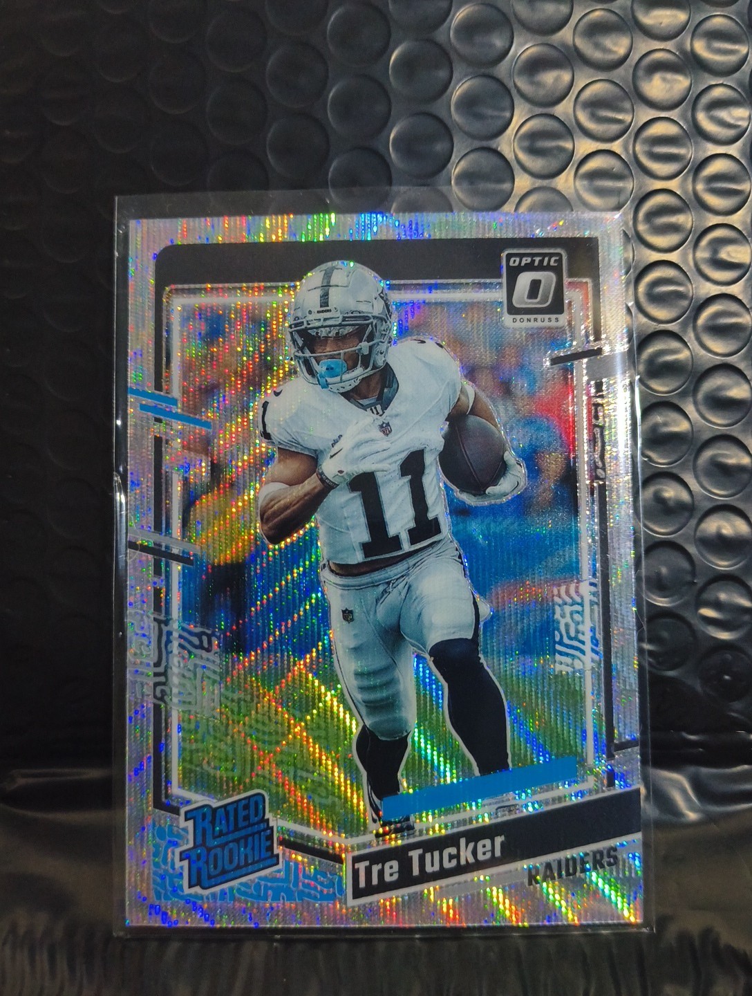 2023 Panini Donruss Optic - Rated Rookie Tre Tucker #261 Wave Prizm /300 (RC)
