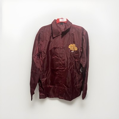 Neff Men's Floral Print Button up Jacket Size XL windbreaker pockets