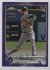 2022 Topps Chrome Update Purple Refractor Adrian Martinez #USC99 1u6