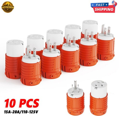 #ad #ad Extension Cord Ends Male amp; Female Plug 125 Volt 15 Amp Heavy Duty Replacement $30.99