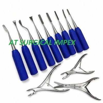 Rhinoplasty Preservation Instrument Set 12 Pcs Nose Plastic Surgery Tools