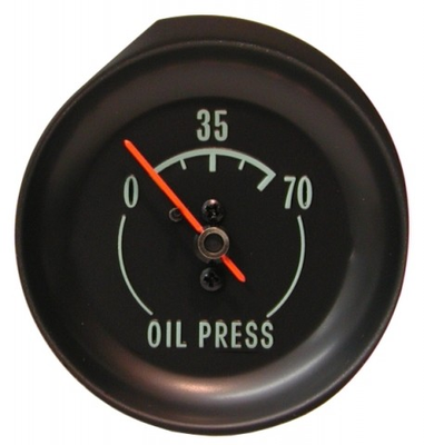 #ad 1968 1971 Corvette Oil Pressure Gauge AC Delco 70 Lb Gauge With Green Face $89.95