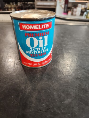 #ad Homelite Premium Oil 2 Cycle Motor Oil SAE 40 32:1 Mix 8 Oz. Can $20.00