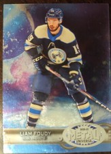 20-21 UD NHL Metal Universe Hockey Sky Box Retro Rookie R-36 Liam Foudy. NM-MT 