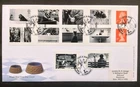 GB QEII 2001 Cats & Dogs 12x1st Booklet on First Day Cover, Birmingham S/H/S