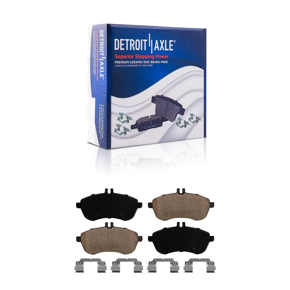 Rotores de freno delanteros perforados de 11,62"" pastillas de freno para Mercedes-Benz C250 C300 SLK250 Foto 4 de 4