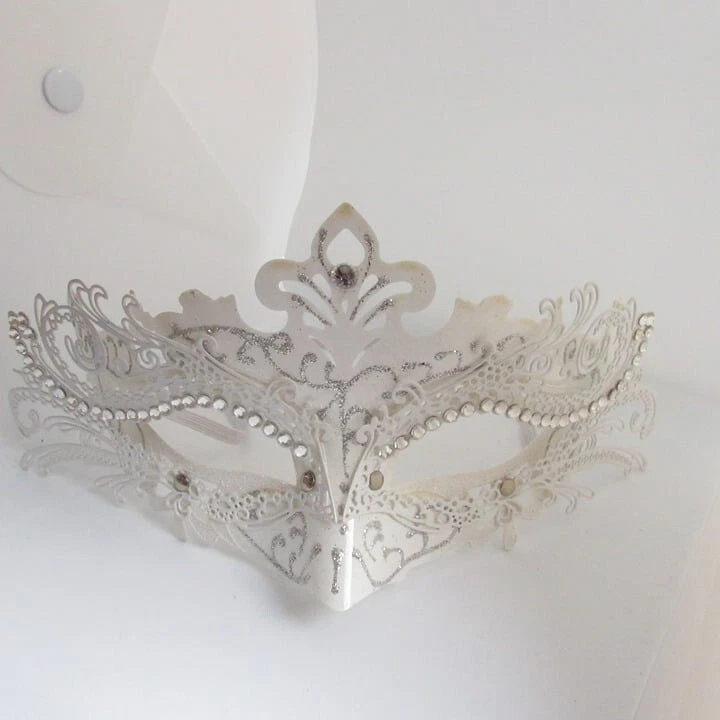 Máscara de Mascarada Veneciana Estilo de Lujo Princesa Fiesta Máscara Disfraz de Salón Foto 3 de 4